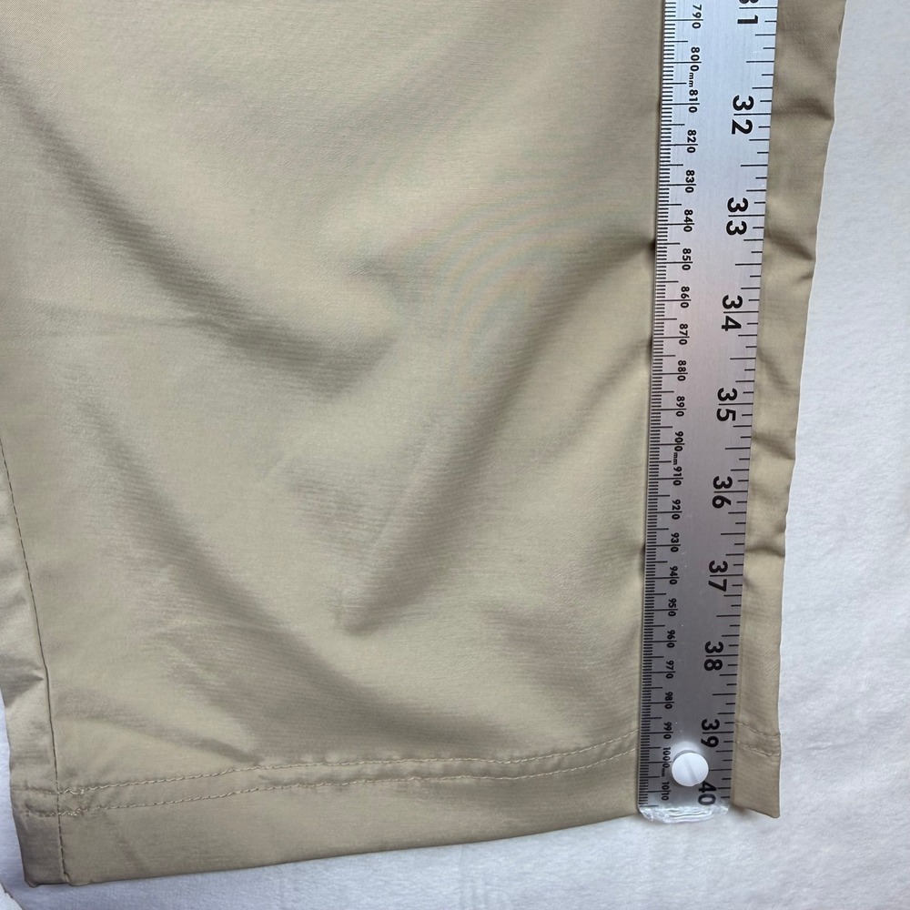 Columbia Convertible Hiking Pants Womens 16 Short Tan Khaki Zip Off Cargo XK0783 - Picture 14 of 16